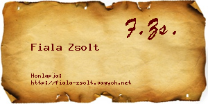 Fiala Zsolt névjegykártya